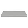 FSLB6032R-87 60-in x 32-in Cast Solid Surface Low Profile Tub Replacement Shower Base with Linear Concealed Right Hand Drain, Concrete 