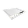 FTD4836-31 49.5-in x 37.5-in Trench Drain Shower Base, White
