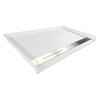 Transolid FTD6030-31 61.5-in x 31.5-in Trench Drain Shower Base, White
