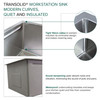 Transolid KWSST302210-1 30-in X 22-in X 10-in 18-Gauge Drop-in Stainless Steel Kitchen Workstation Sink with 1 Faucet Hole