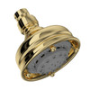 Rohl 1085/8ULB 4-in 3-Function Showerhead, Unlacquered Brass