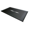 Transolid FZS6042C-09 Trimslate 60-in x 42-in Zero Threshold Shower Base with Center Drain, Black