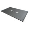 Transolid FZS6042C-40 Trimslate 60-in x 42-in Zero Threshold Shower Base with Center Drain, Dark Grey