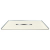 Transolid FZS6048C-32 Trimslate 60-in x 48-in Zero Threshold Shower Base With Center Drain, Cameo
