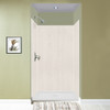 EWK483672-45 Expressions 36" X 48" X 72" 3-Piece Shower Wall Trimmable Kit, In Bleached Oak