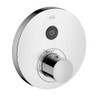 Single Function Thermostatic Trim Round in Chrome Single Function Thermostatic Trim Round in Chrome
