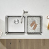 Blanco 33-in x 18-in Stainless Steel Double Offset Undermount Kitchen Sink in Stainless Steel