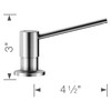 Blanco 402672 Torre Soap Dispenser in PVD Steel