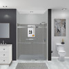 Transolid Prodigy PWK603672-440 60" x 36" x 72" Glue to Wall 3-Piece Shower Wall Trimmable Kit Herringbone Tile, in Dark Grey