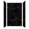 TWKE603696-KI03G Titan 60-in x 36-in x 96-in Eco Shower Wall Trimmable Kit, Black Caruso (Glossy)