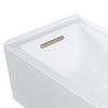 Transolid UATLN603215-R Unity 60-in x 32-in x 15-in Alcove Acrylic Bathtub With Right Hand Drain, White (Glossy)