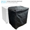 Transolid OUCS3224 Outdoor Kitchen 32-in x 24-in x 37-in Single Utility Cabinet With Folding Shelves, Stainless Steel