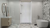 Transolid FZS6642C-40 Trimslate 66-in x 42-in Zero Threshold Shower Base with Center Drain, Dark Grey