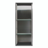 34.5-in Storage Pod, In Stainless Steel/Bianca
