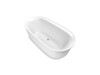 Sterling Spectacle 60"x32" Oval Acrylic Freestanding Bathtub in White Sterling Spectacle 60"x32" Oval Acrylic Freestanding Bathtub in White