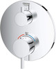 Grohe 24150003 Atrio Single Function 2-Handle Thermostatic Trim in StarLight Chrome Finish