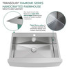 Diamond Sink Kit with Farmhouse Style Super Single Bowl, 4 Pre-Drilled Holes, Magnetic Accessory Kit and Drain Kit