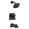T17464-BL Ashlyn Monitor 17 Series Tub and Shower Trim, Matte Black