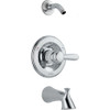 T14438-LHD Single Function Bath and Shower Trim in Polished Chrome