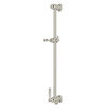 Contemporary Slide Bar with Integrated Volume Control and Outlet in Polished Nickel