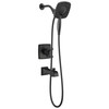 Delta T17464-BL-I Ashlyn Monitor 17 Series Shower Trim with In2ition, Matte Black