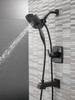 T17464-BL-I Ashlyn Monitor 17 Series Shower Trim with In2ition, Matte Black