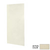 36-in W x 72-in H Solid Surface Shower Wall Panel in Crystal Cream