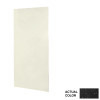 36-in W x 72-in H Solid Surface Shower Wall Panel in Crystal Black