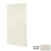 48-in W x 96-in H Solid Surface Shower Wall Panel in Ivory Glass