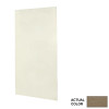 48-in W x 96-in H Solid Surface Shower Wall Panel in Caramel Glass