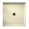 38.375-in D x 37.188-in W x 3.75-in H Veritek Shower Base in Bone