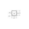 15" x 15" x 7-1/8" 18 Gauge Stainless Steel Single Bowl Drop-in Bar Sink with 2" Center Drain and 3 Faucet Holes in Lustrous Satin 15" x 15" x 7-1/8" 18 Gauge Stainless Steel Single Bowl Drop-in Bar Sink with 2" Center Drain and 3 Faucet Holes in Lustrous Satin