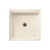 36.375-in D x 36.188-in W x 5.5-in H Solid Surface Shower Base in Tahiti Sand