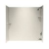 Swan SS-60-3-058 30-in D x 60-in W x 60-in H Solid Surface Bathtub Wall Kit in Tahiti Matrix