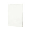 60-in W x 72-in H Solid Surface Shower Wall Panel in Tahiti White