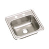 Dayton D115151 Stainless Steel Single Bowl Top Mount Bar Sink with Single Faucet Hole in Satin Dayton D115151 Stainless Steel Single Bowl Top Mount Bar Sink with Single Faucet Hole in Satin
