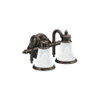 14in Wide 2 Light Bathroom Fixture in Oil Rubbed Bronze 14in Wide 2 Light Bathroom Fixture in Oil Rubbed Bronze