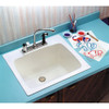 Mustee 10 Utility Sink 22x25 in White Mustee 10 Utility Sink 22x25 in White