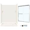Swan SSP326R018-M58570CC 72-in x 60-in x 32-in 5-Piece Alcove Shower Kit in Bisque