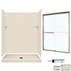Swan SSP3460050-M58570BC 72-in x 60-in x 34-in 5-Piece Alcove Shower Kit in Tahiti Desert