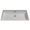 20-1/2-in Undermount Bathroom Sink with Overflow and SanaGloss Ceramic Glaze in Cotton 20-1/2-in Undermount Bathroom Sink with Overflow and SanaGloss Ceramic Glaze in Cotton