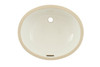 17-in Undermount Bathroom Sink with Overflow in Cotton 17-in Undermount Bathroom Sink with Overflow in Cotton