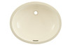 19-in Undermount Bathroom Sink with Overflow in Sedona Beige