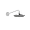 Modern 2 GPM Single Function 8-in Rain Shower Head in Polished Chrome