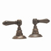 Rohl A1411LMTCB Pair of 1/2in Side valves in Tuscan Brass