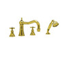 Roman Tub Faucet in English Gold