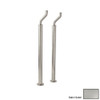 Set of 32in Floor Standing Supply Unions in Satin Nickel