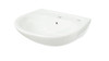 Toto LT241G#01 22-7/8-in Wall Mounted Bathroom Sink with Single Faucet Hole Drilled, Overflow and SanaGloss Ceramic Glaze in Cotton