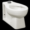 Commercial Right-Height Elongated Toilet Bowl with Everclean Surface and Bedpan Lugs in White