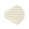 5-1/2-in Corner Soap Dish in Biscuit